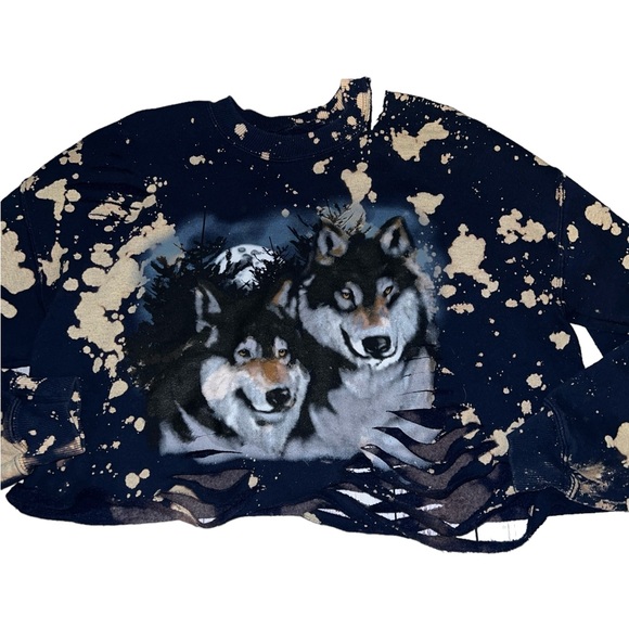 Covington wolf cropped sweatshirt - Picture 2 of 4